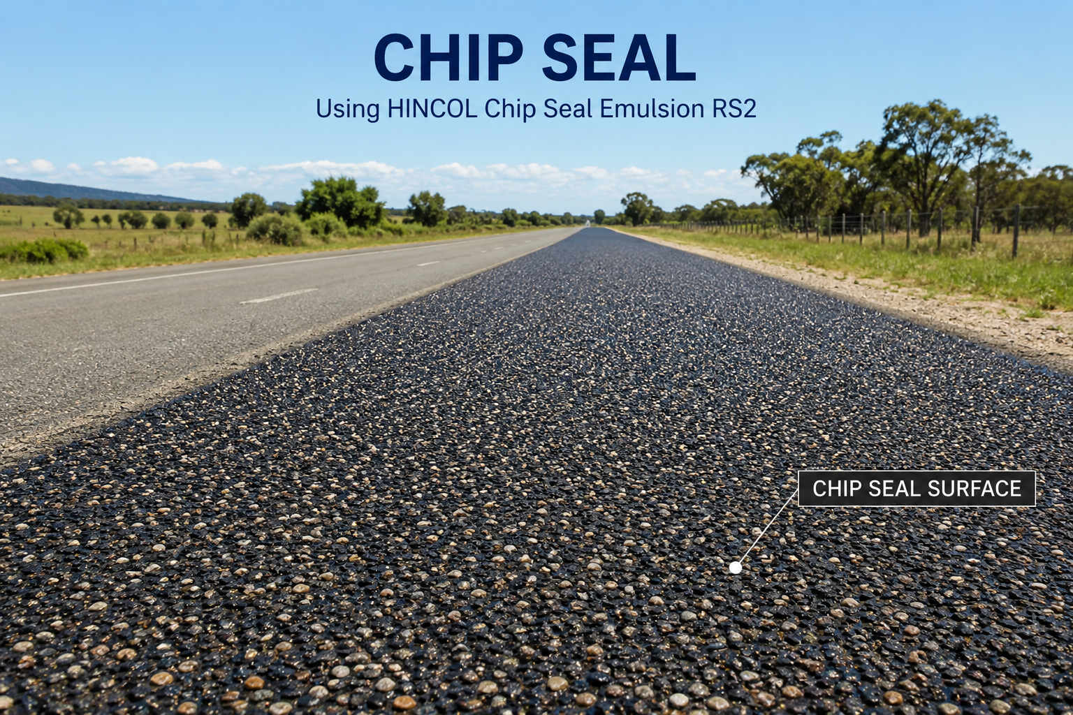 HINCOL Chip Seal Emulsion RS2 — Road Application