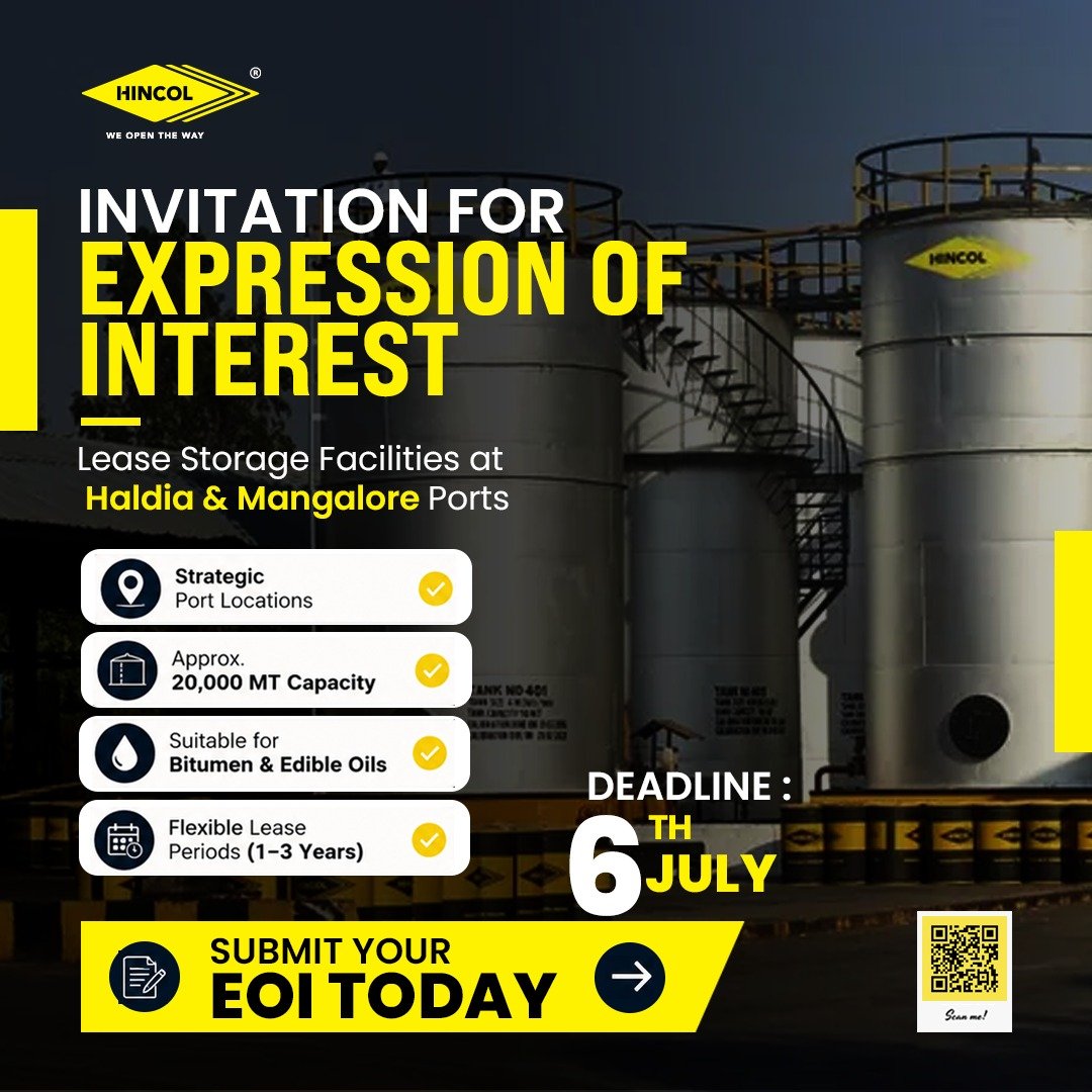 EOI Invited for Storage Facilities at Haldia & Mangalore Ports