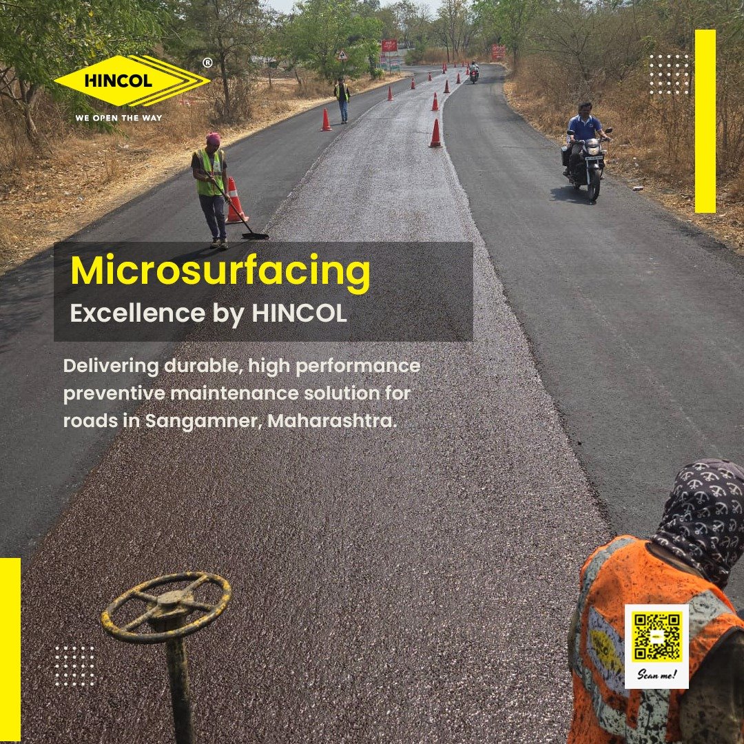 Microsurfacing Work in Sangamner, Maharashtra